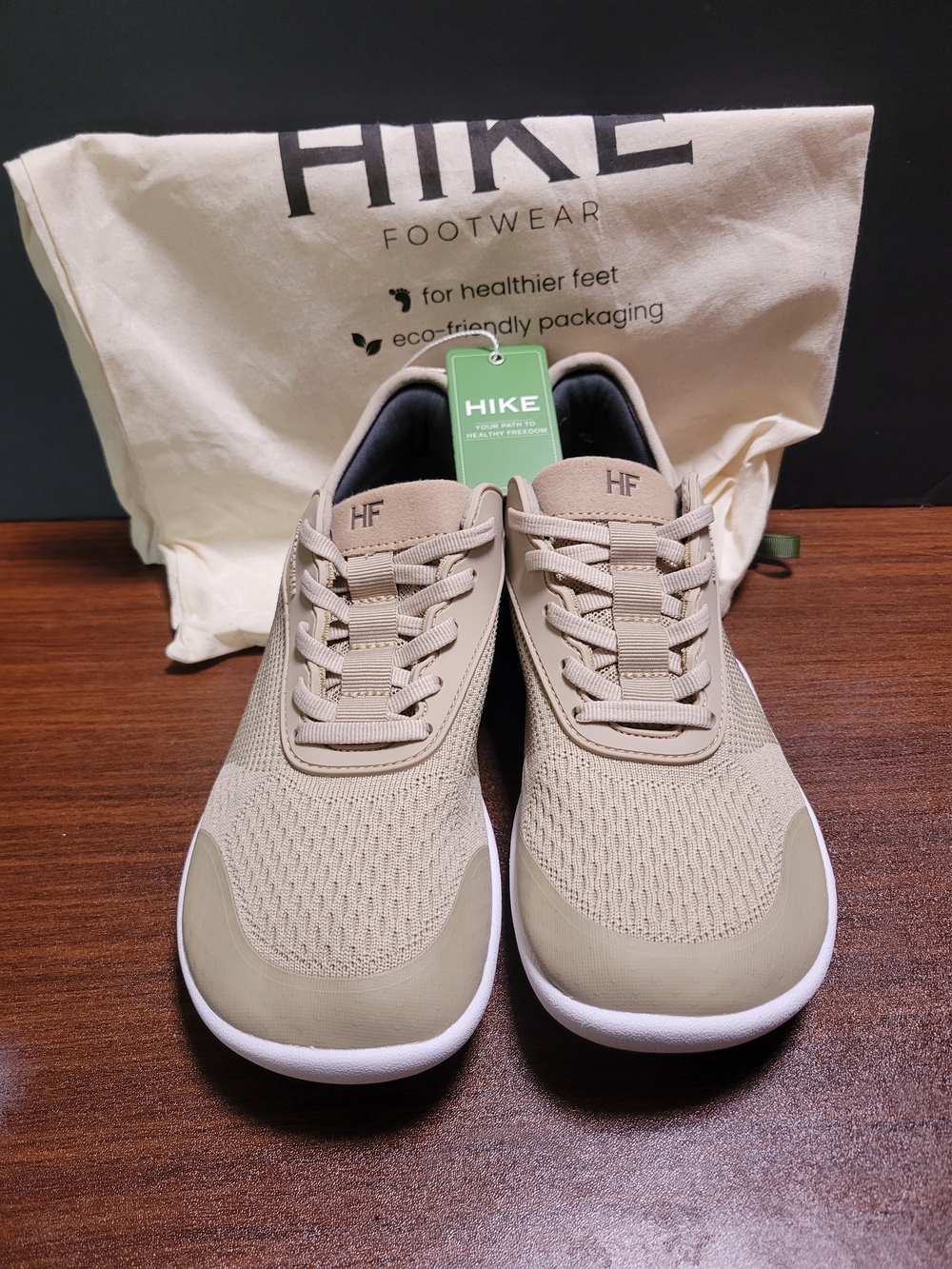 HIKE Footwear Beige Knit Sneakers New With Tags Women's 8 /8.5 Men's 6 6.5 EU 39